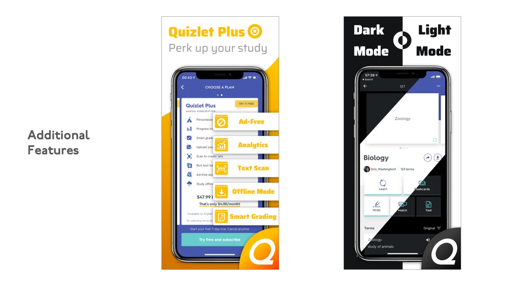 Title slide for Quizlet, A New Brand Identity, by Elissa, Emily, Melissa, and Shengyuan